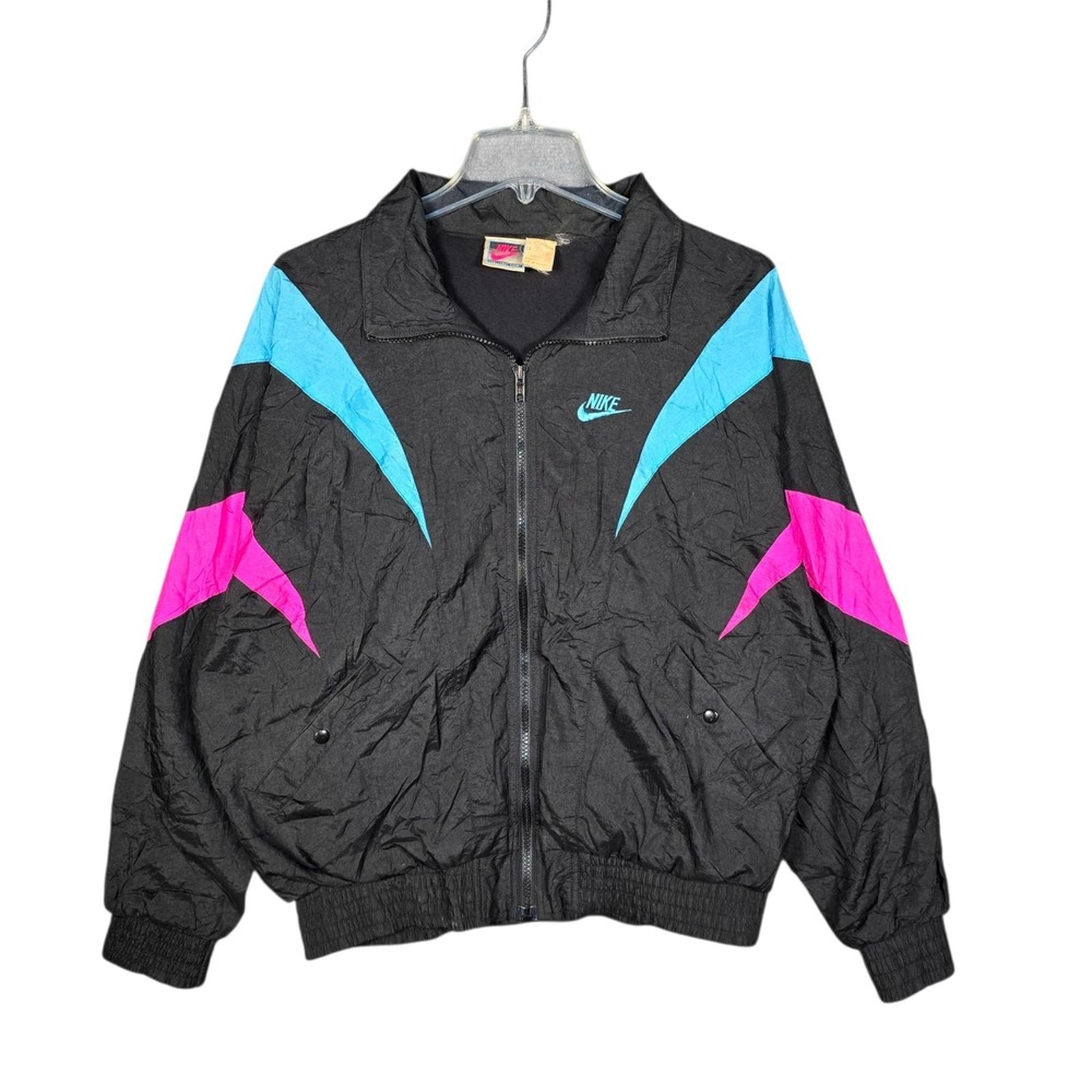 Vintage 80s Nike Challenge Court Windbreaker Mens Large Jacket Andre‎ Agassi